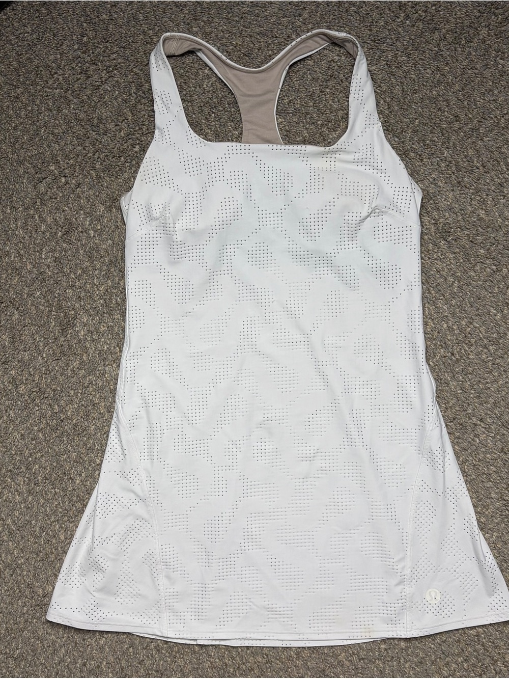 Lululemon White Athletic Tennis Dress Linerless Size 6
